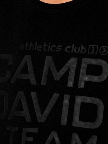 T-Shirt CAMP DAVID en noir