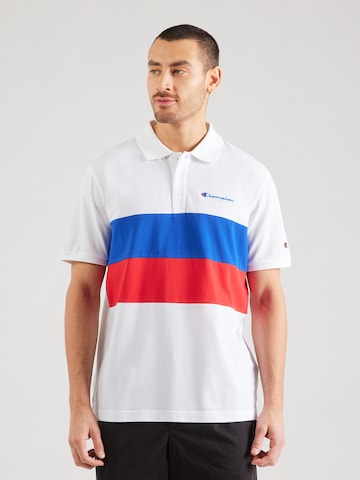 Tricou de la Champion Authentic Athletic Apparel pe alb: față