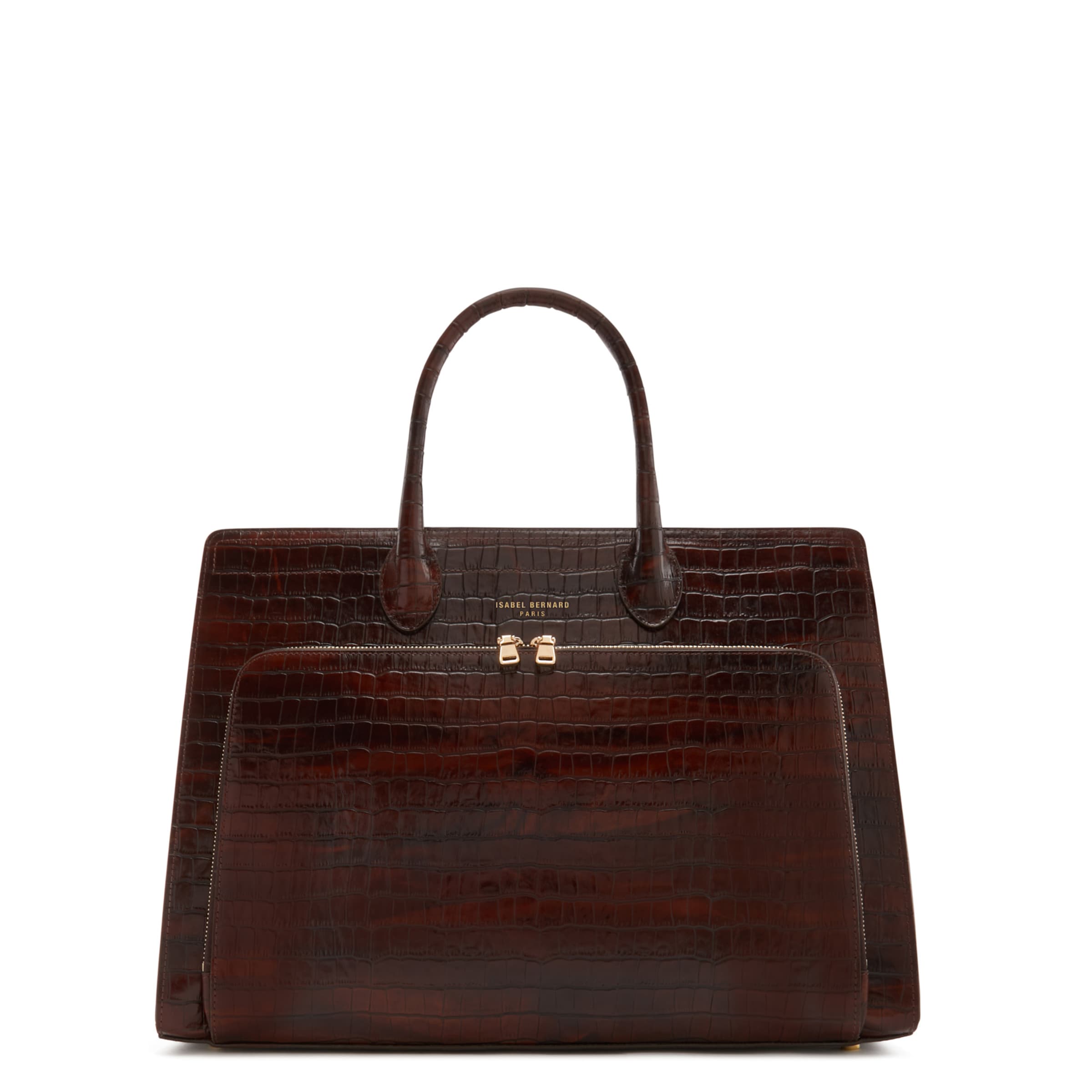 Isabel Bernard Handtasche in Braun: Vorderseite