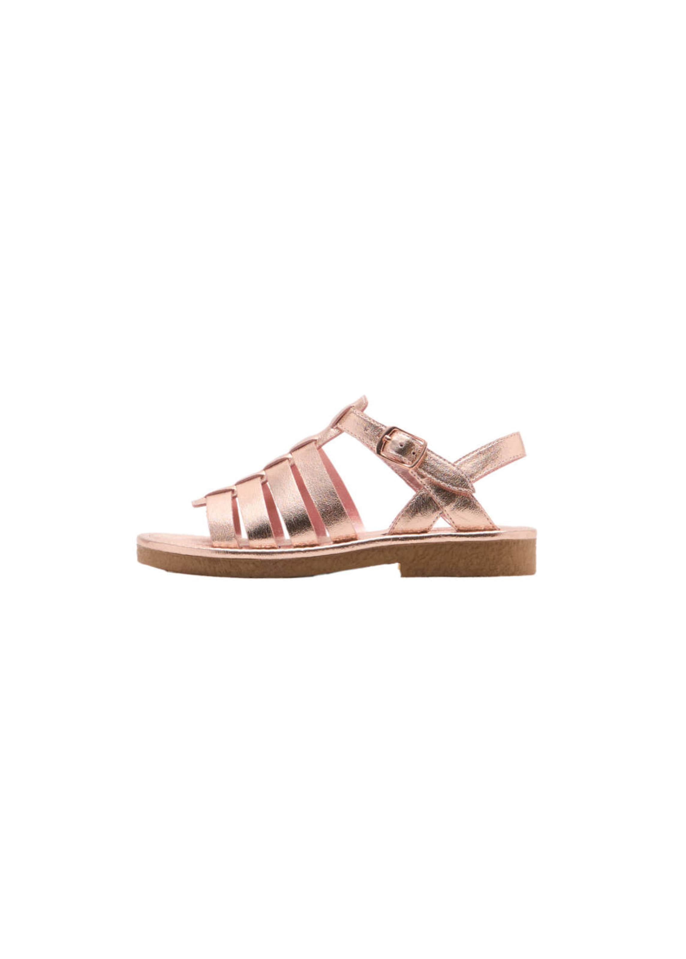MANGO KIDS Sandals 'Crepe' in Pink: front