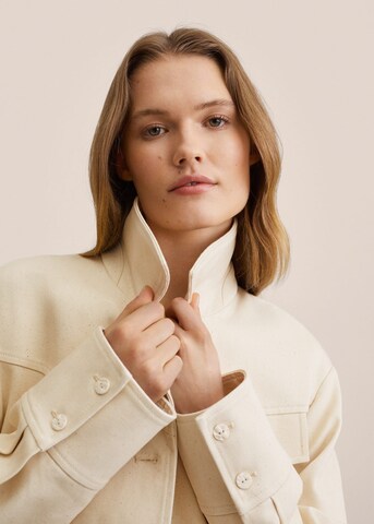 MANGO Übergangsjacke in Beige