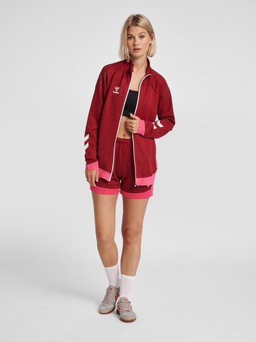 Hummel Sportsweatjacke in Rot