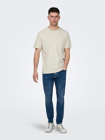 Only & Sons T-Shirt 'Bale' in Weiß