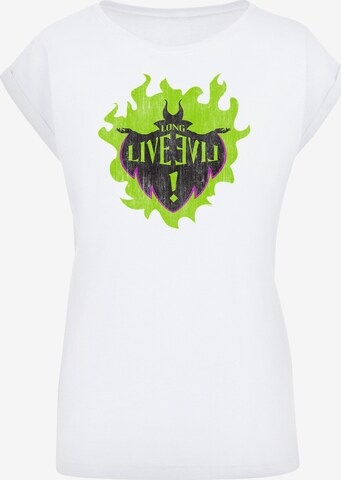 F4NT4STIC Shirt 'Disney The Descendents Maleficent ' in White: front