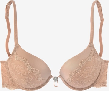 LASCANA Push-up Bra in Beige: front