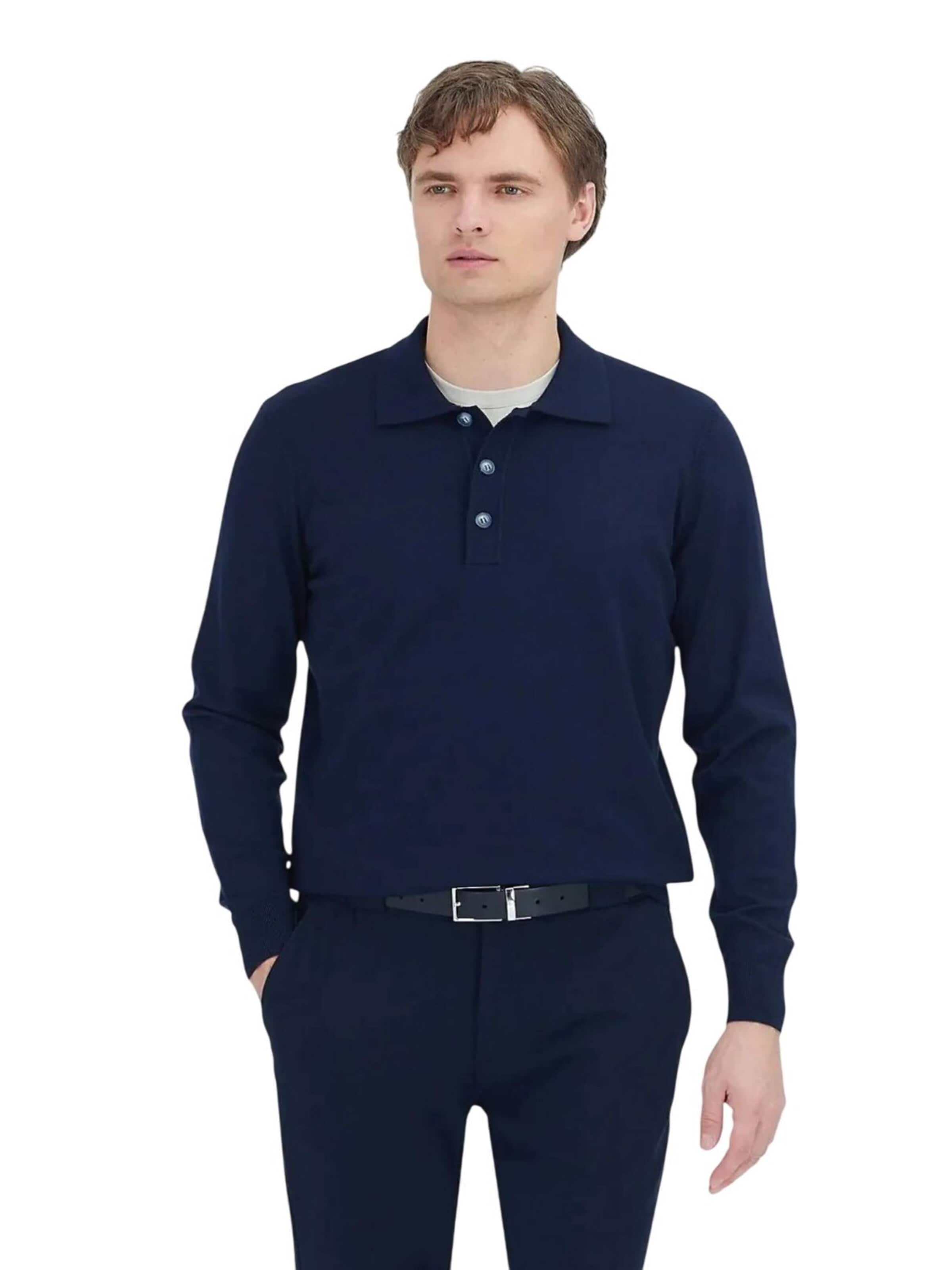 Ramsey Knit cardigan in Blue