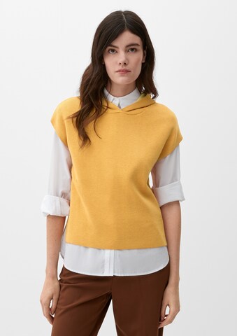 s.Oliver - Pullover em amarelo: frente