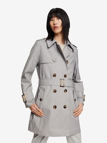 ESPRIT Between-Seasons Coat in Grey: front