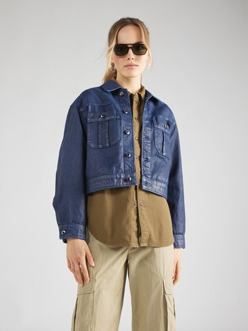 G-STAR Tussenjas in Blauw: voorkant