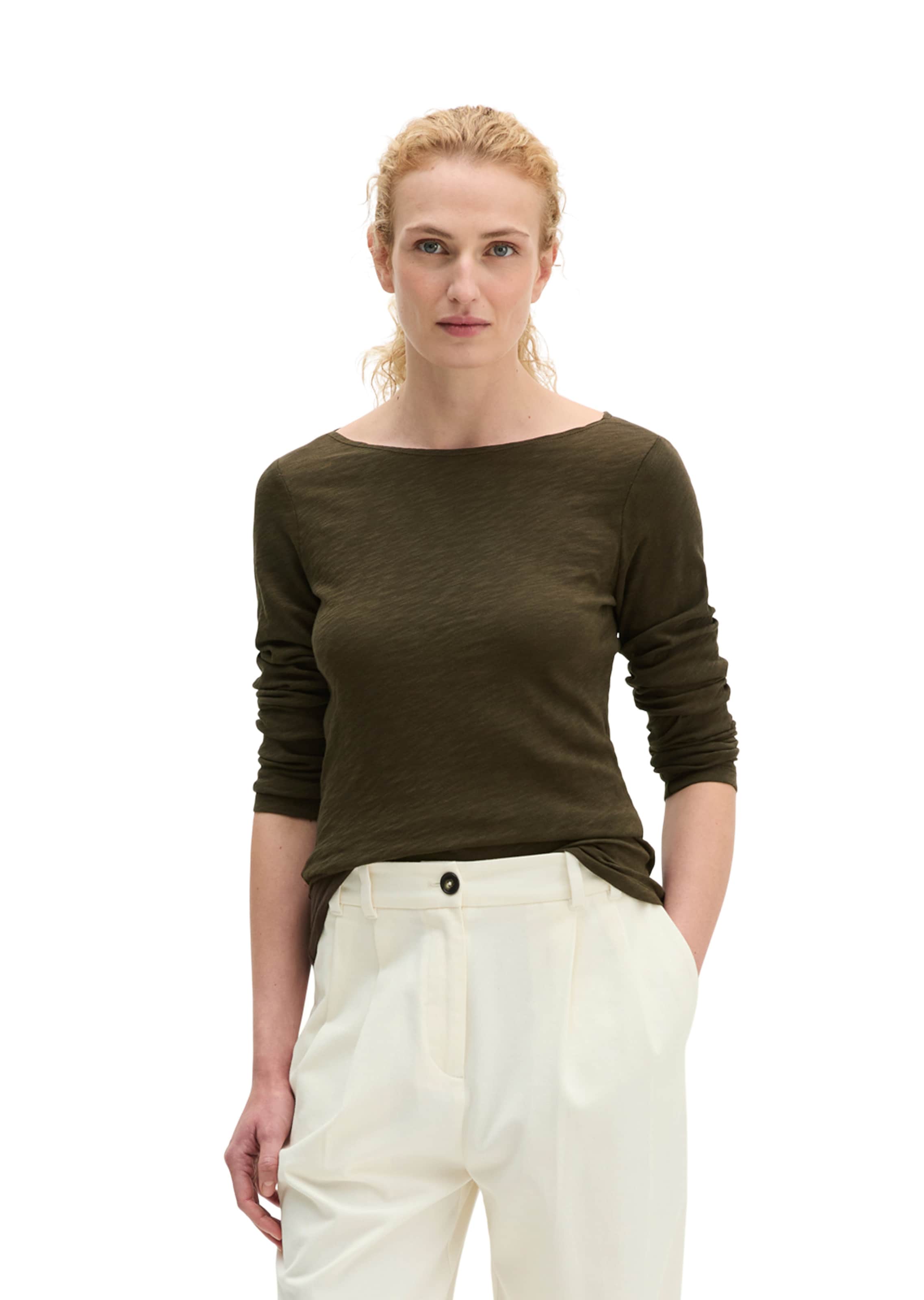 Marc O'Polo Shirt in Brown: front