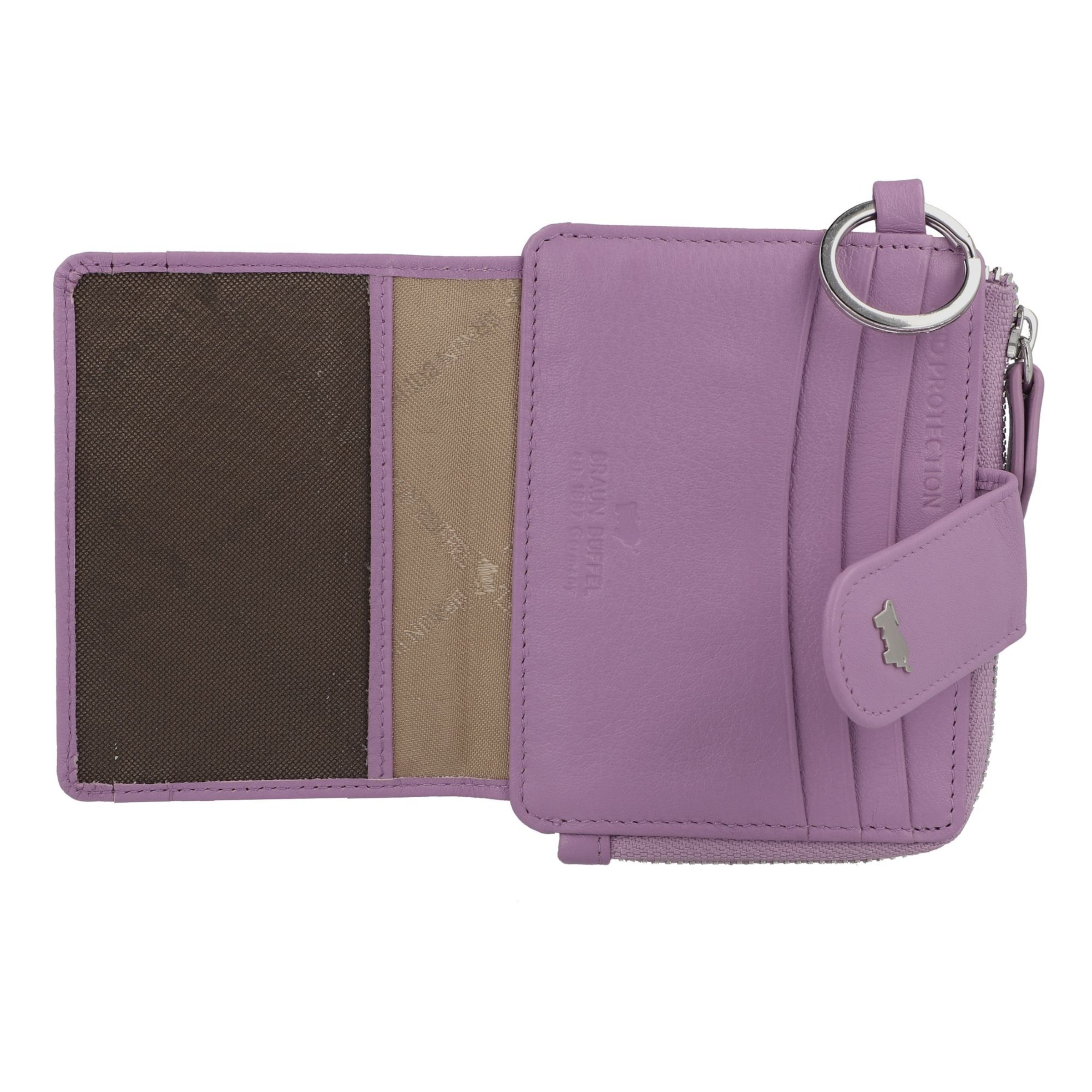 Porte-monnaies 'Joy ' Braun Büffel en violet