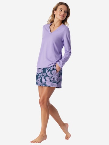 SCHIESSER Slaapshirt ' Mix Relax ' in Lila
