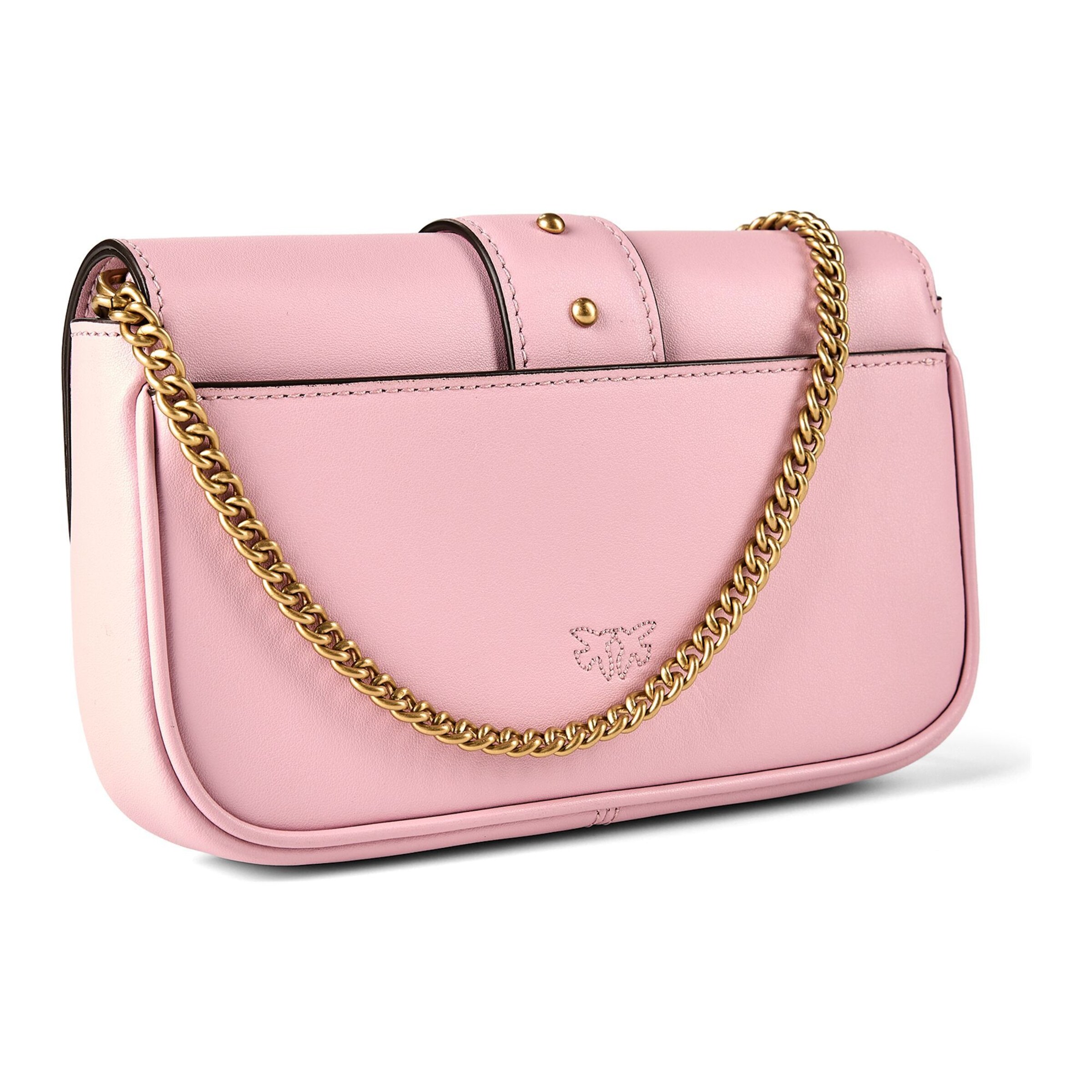 Borsa a tracolla 'Love One' di PINKO in lilla