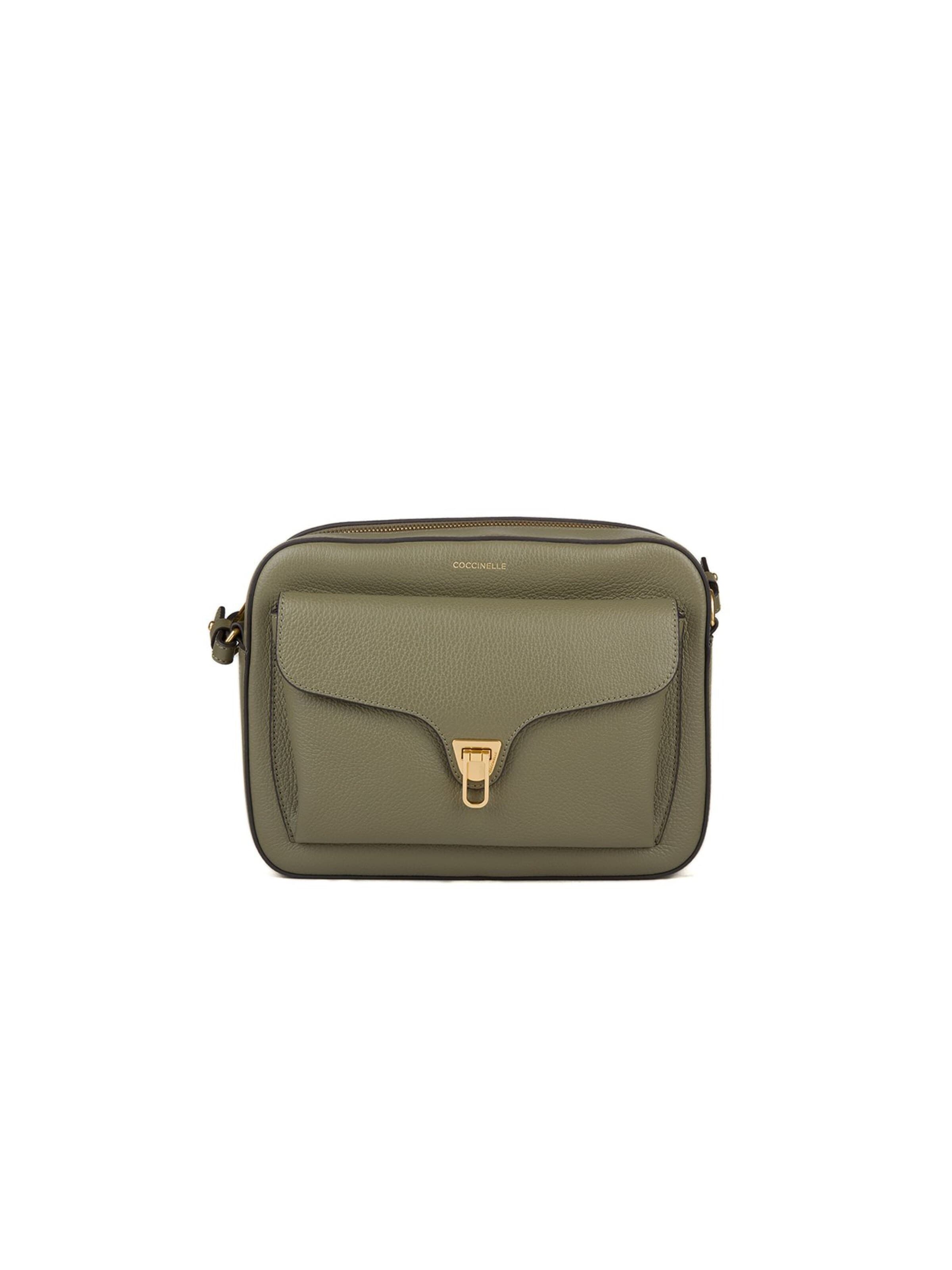 Sac à bandoulière 'Coccinelle Beat Soft Handbag Grained Leather' Coccinelle en vert : devant