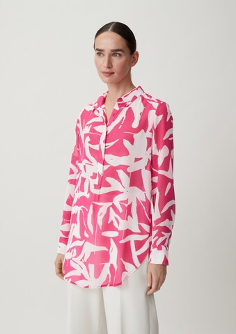 COMMA Blouse in Roze: voorkant