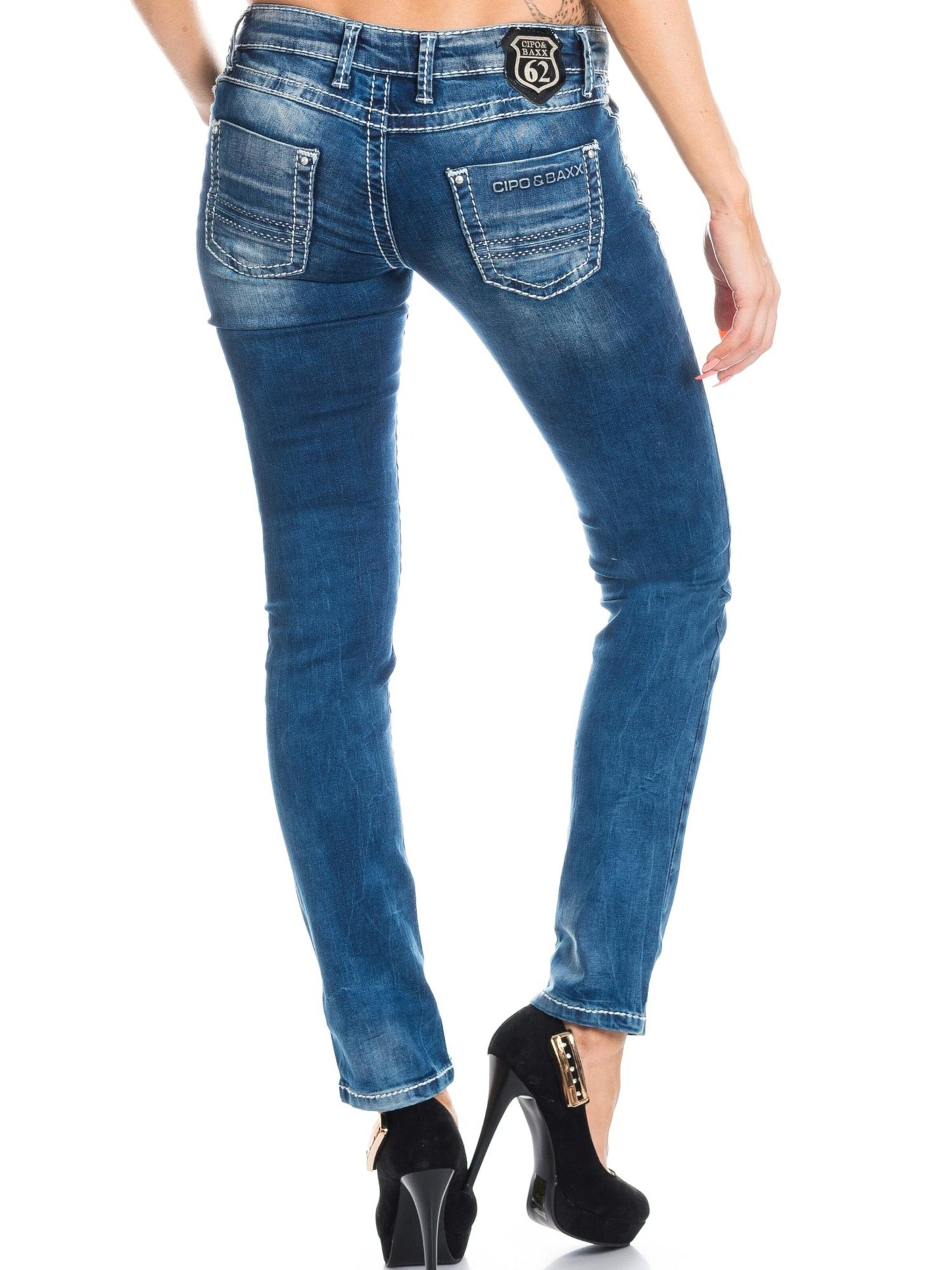 CIPO & BAXX Skinny Jeans 'BJ639' in Blue