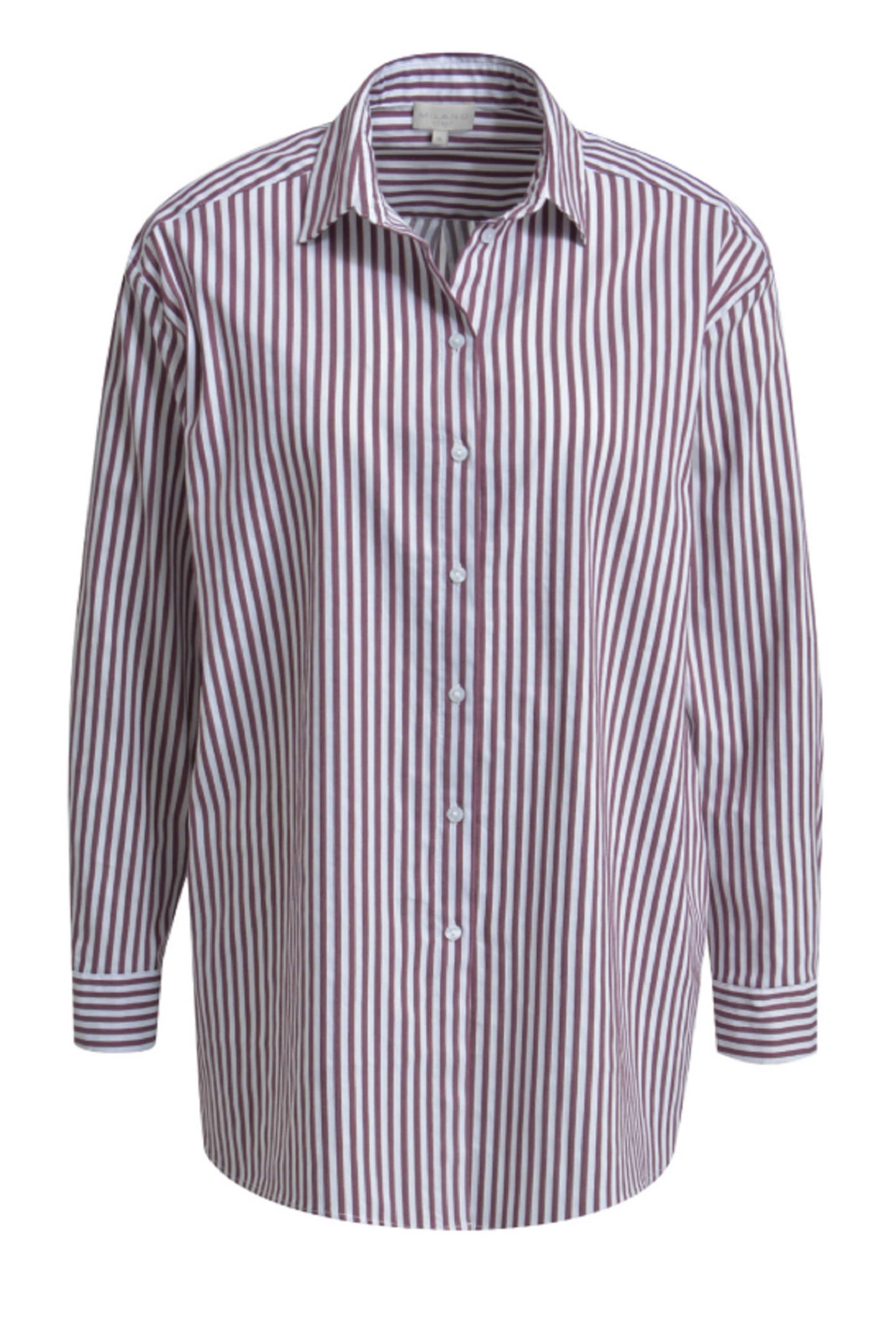 Milano Italy Bluse in Rot: Vorderseite