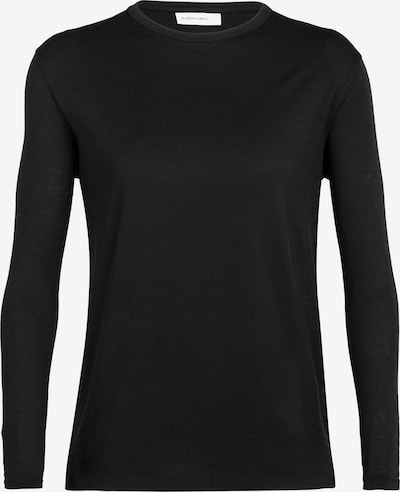 ICEBREAKER Funkcionalna majica 'Granary' | črna barva, Prikaz izdelka