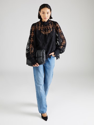 VILA ROUGE Blouse 'SANDRINE' in Zwart