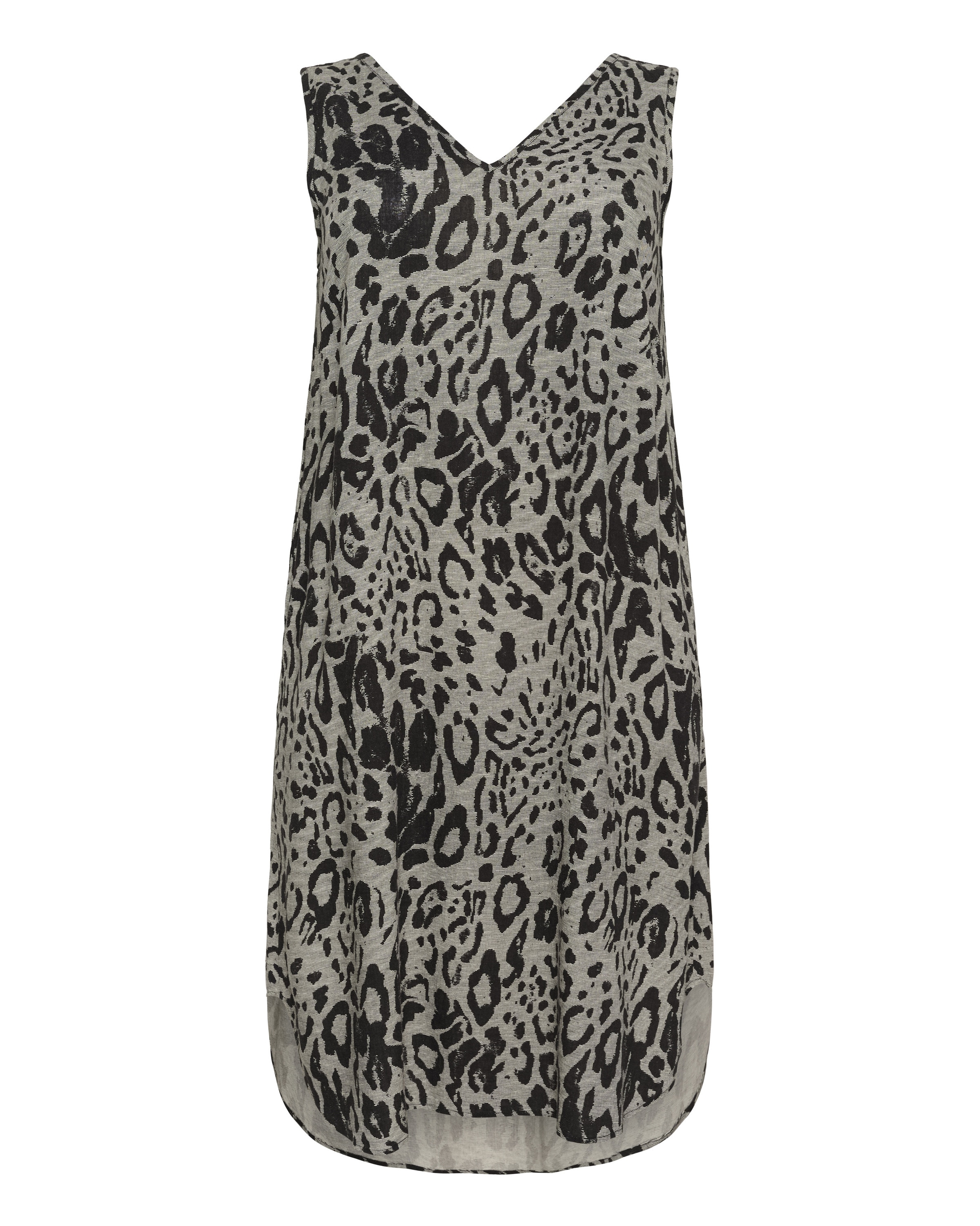 KAFFE CURVE Kjole 'Mille' i grå: forside