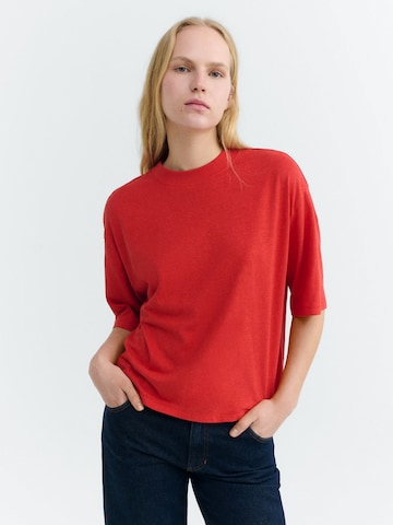 Thinking MU T-Shirt ' Lena ' in Rot: Vorderseite
