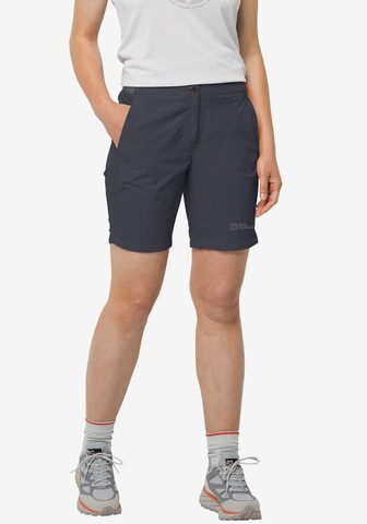 JACK WOLFSKIN Slimfit Sportshorts in Grau: predná strana