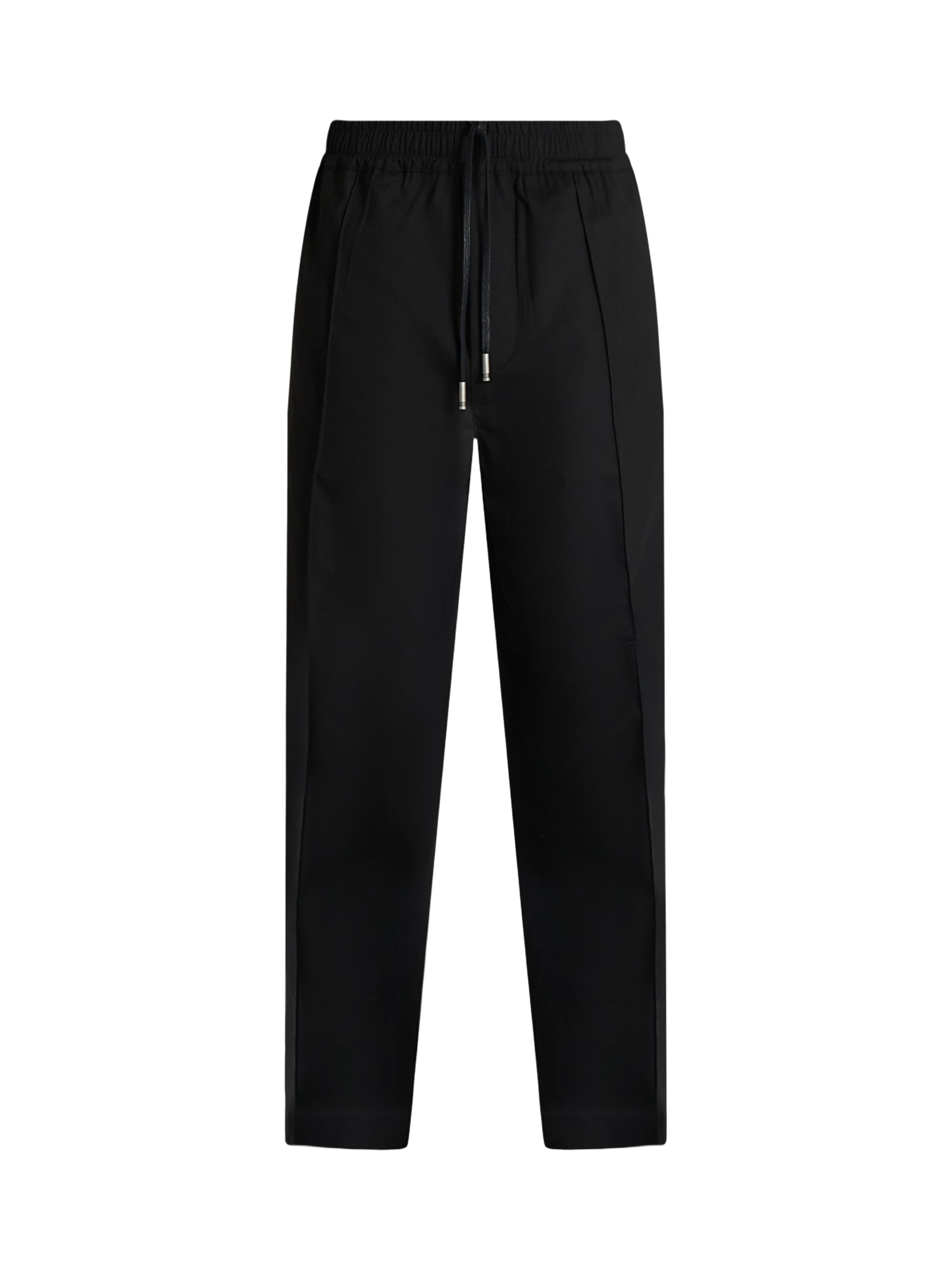 DARK LABEL - Regular Calças em preto: frente