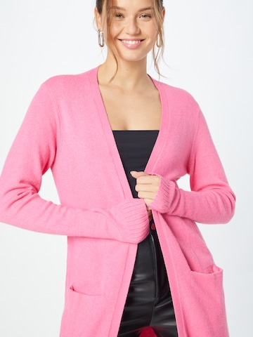 VILA Gebreid vest 'Ril' in Roze