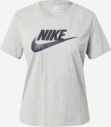 Nike Sportswear Skinny Shirt 'Essential' in Grau: predná strana