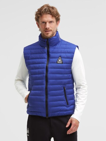 Gaastra Steppweste mit Logo-Details in Blau: Vorderseite