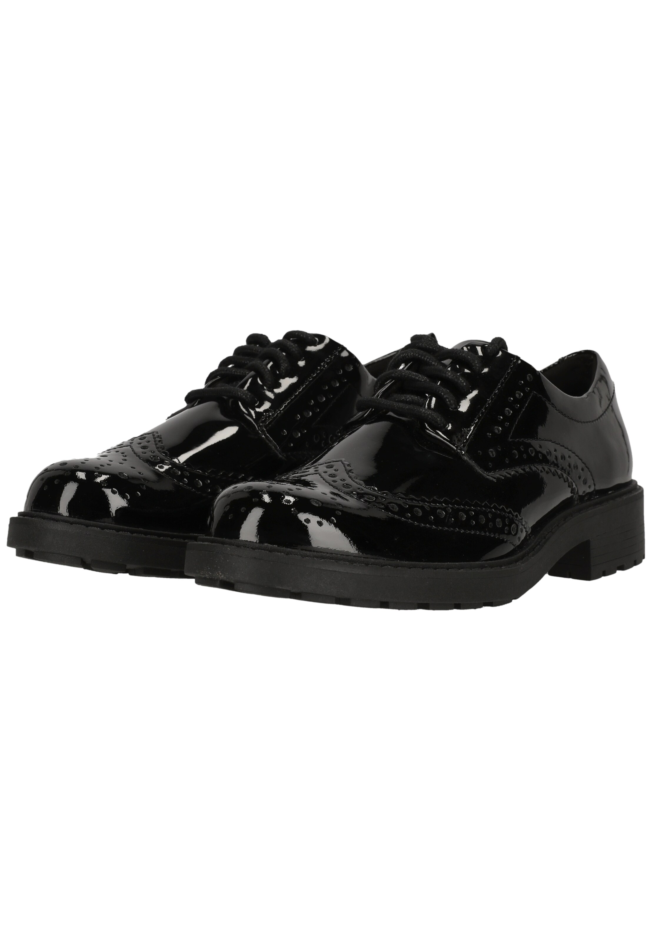 CLARKS Lace-up shoe 'Orinoco2 Limit Black Pat' in Black