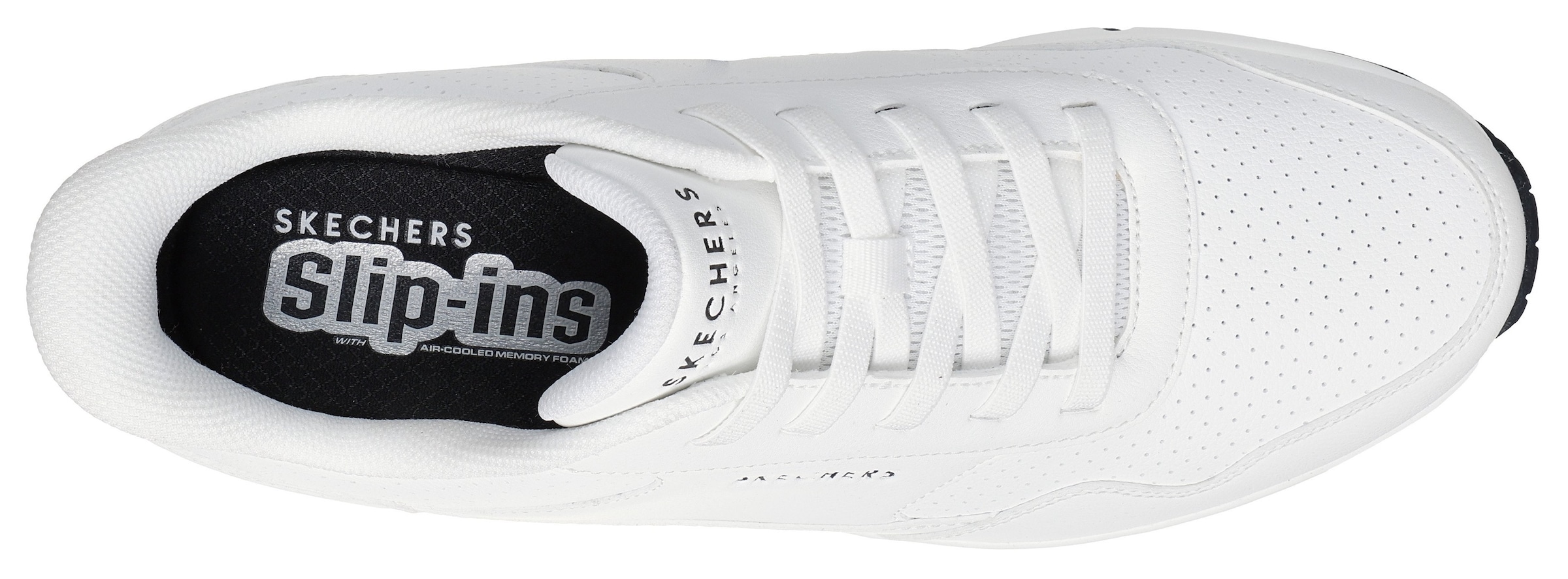 SKECHERS Platform trainers in White