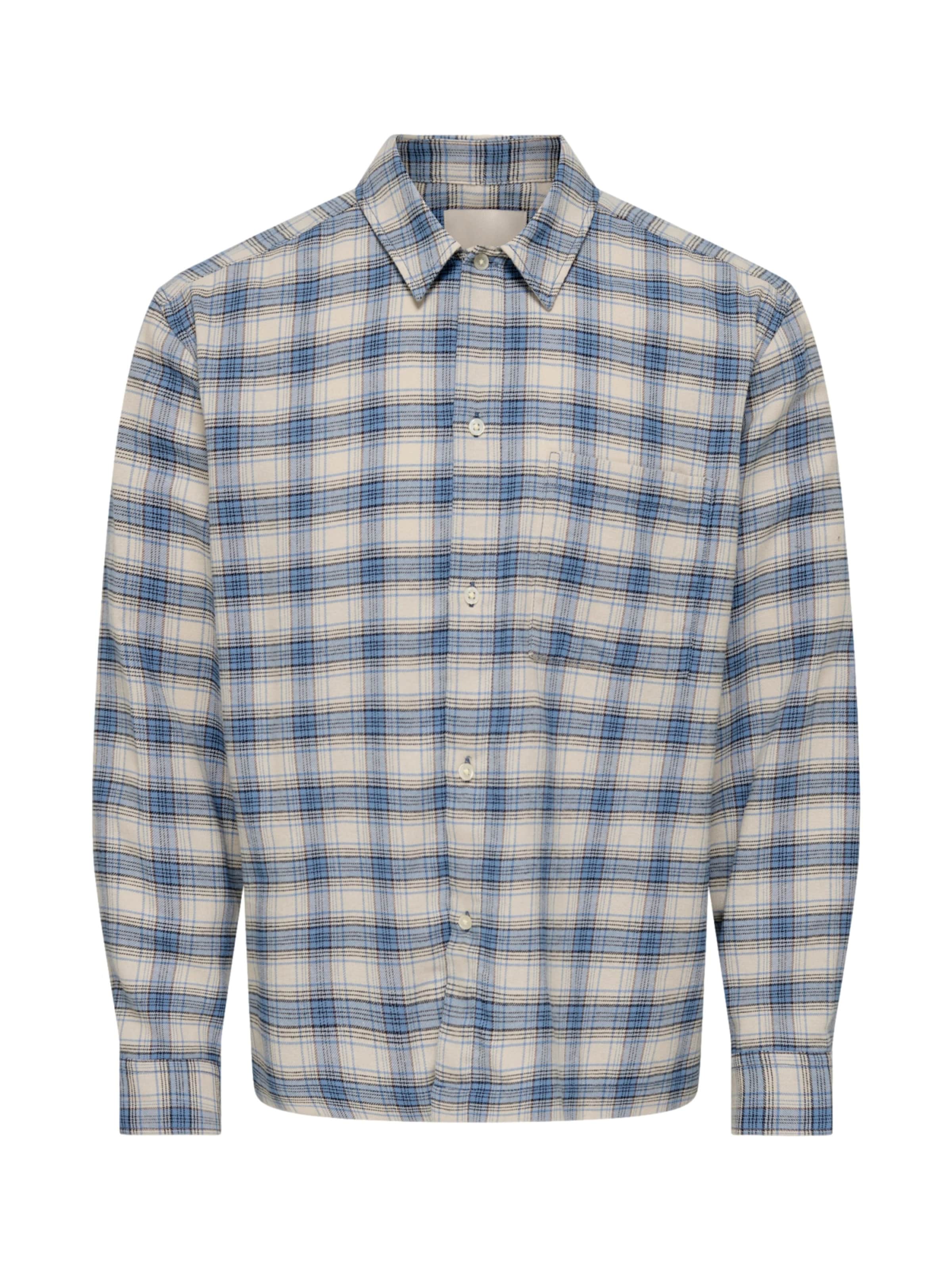 Camicia 'ONSHale' di Only & Sons in blu: frontale