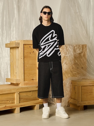 Bershka Bluser & t-shirts i sort