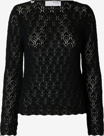 SELECTED - Jersey 'Niva' en negro: frente