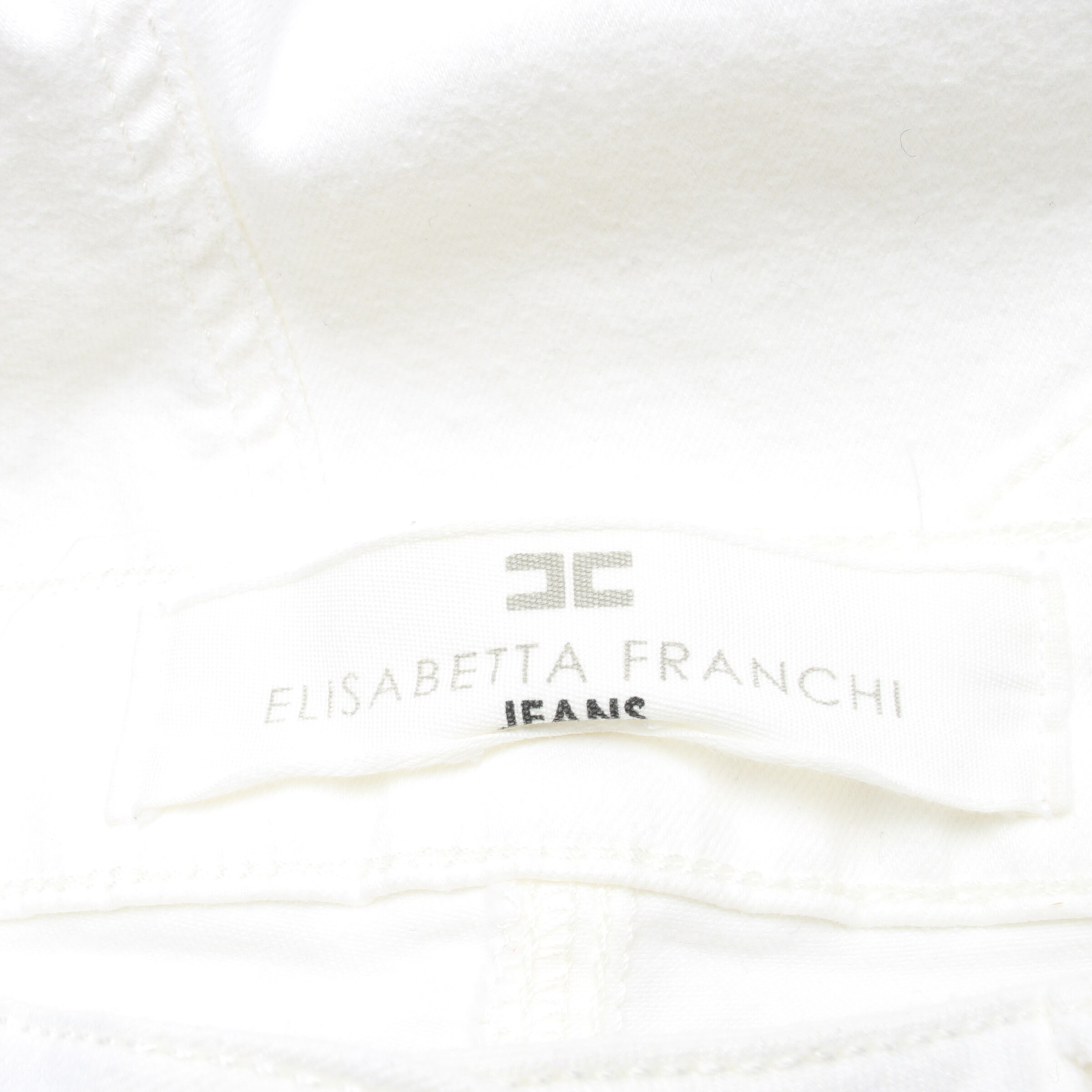 Elisabetta Franchi Jeans 28 in Weiß