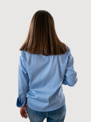 WEARABLE STORIES Shirt 'Paula' in Blue