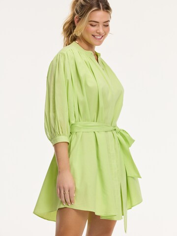 Rochie tip bluză 'Jaydi' de la Shiwi pe verde