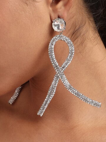 Boucles d'oreilles 'Anjli' SOHI en argent : devant