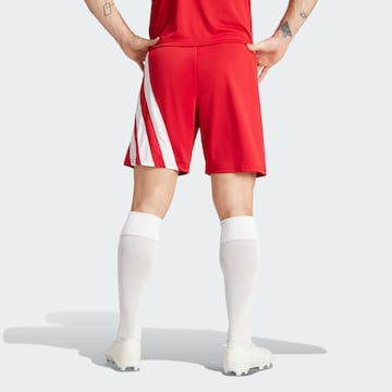 ADIDAS PERFORMANCE Regular Workout Pants 'Fortore 23' in Red