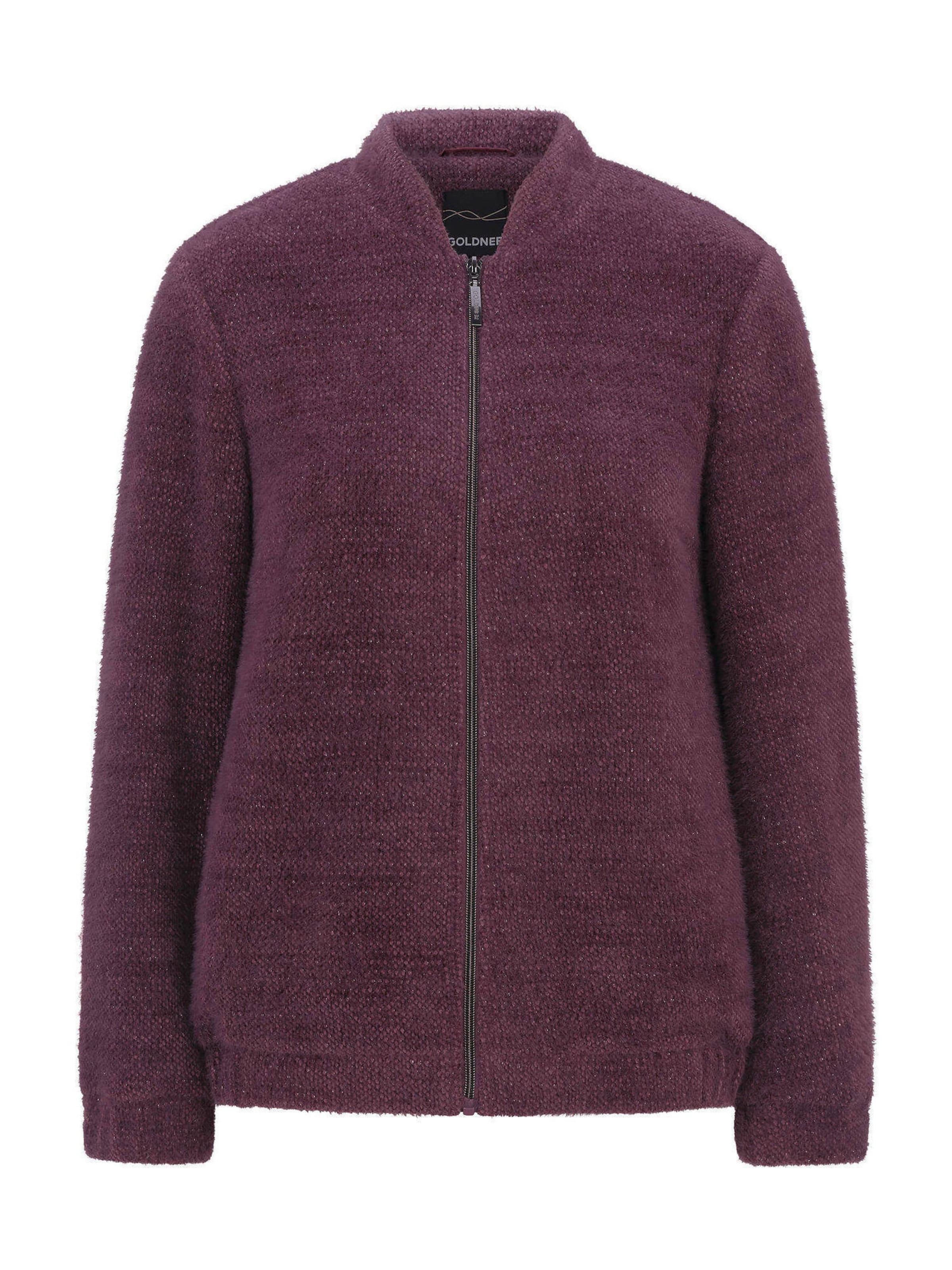 Veste mi-saison Goldner en violet : devant