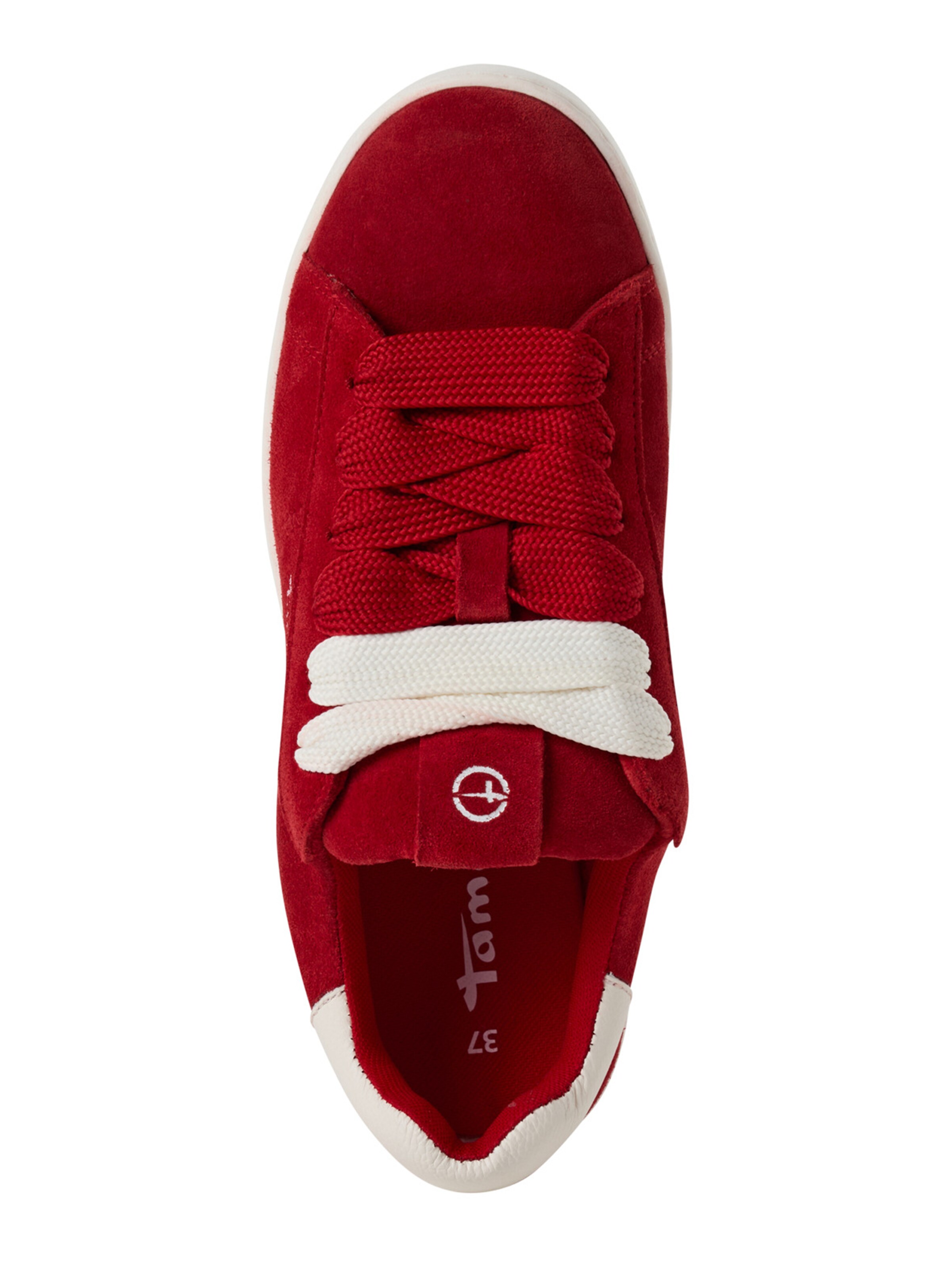 Sneaker bassa di Tamaris in rosso