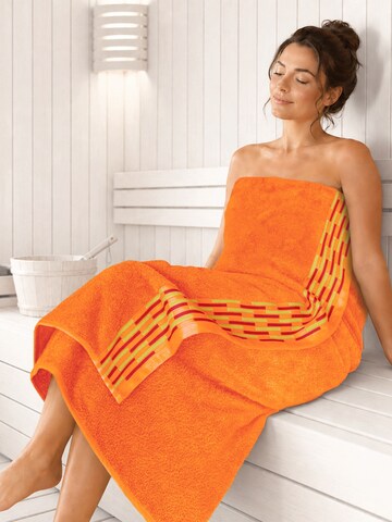 Lashuma Handtuch 'Lugano' in Orange
