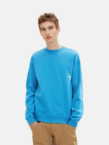 TOM TAILOR DENIM Sweatshirt in Blauw