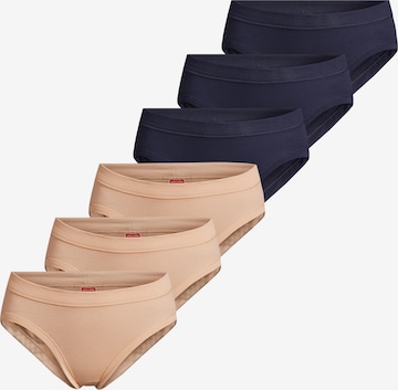 CON-TA Slip 'Feinripp' in Blau: Vorderseite