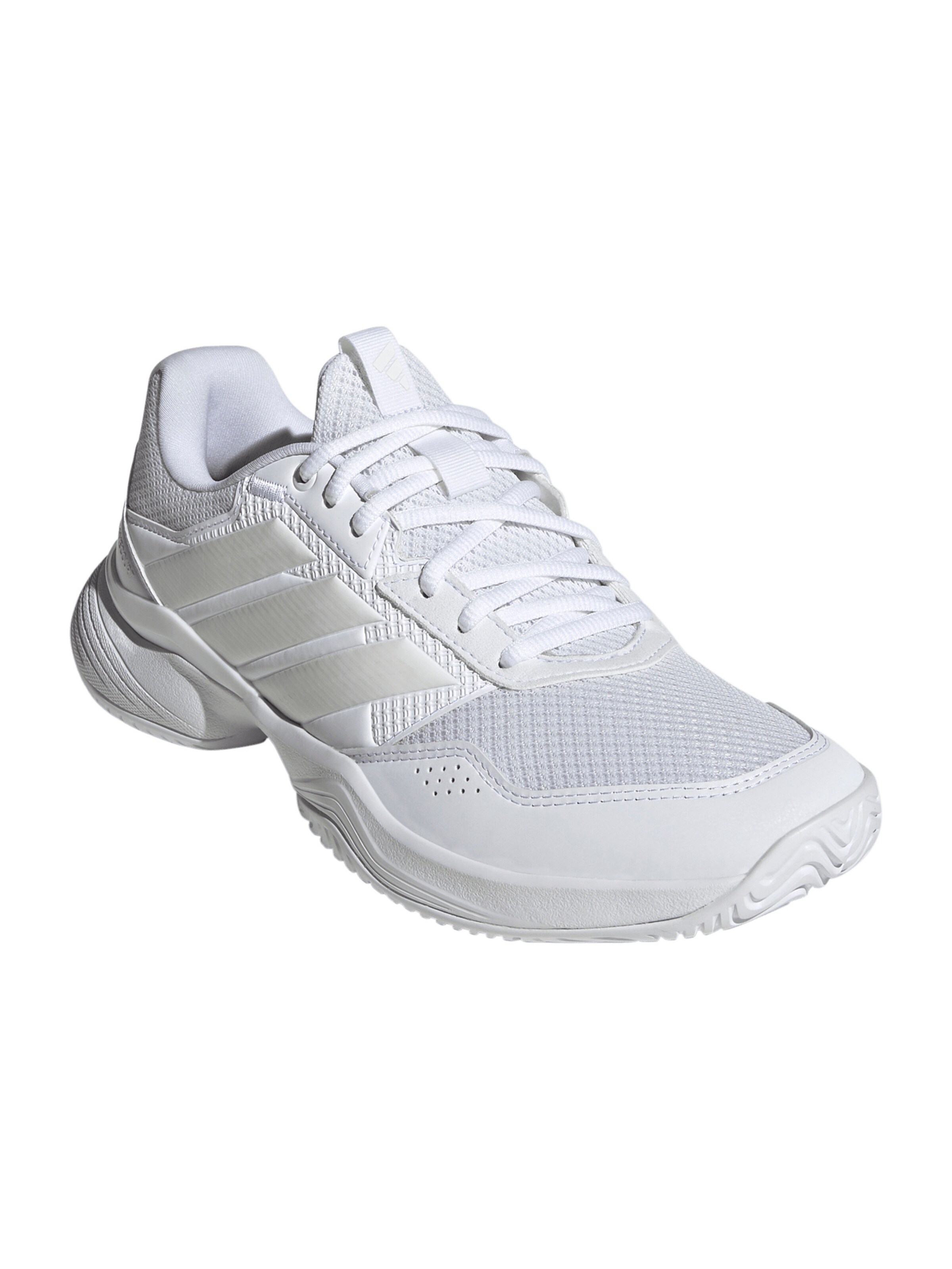 ADIDAS PERFORMANCE Спортни обувки 'GameCourt 3' в бяло: отпред