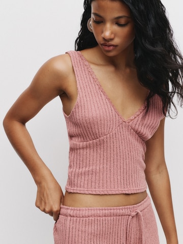 Pull&Bear Kardigany – pink: přední strana