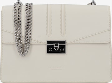 Seidenfelt Manufaktur Crossbody Bag in White: front