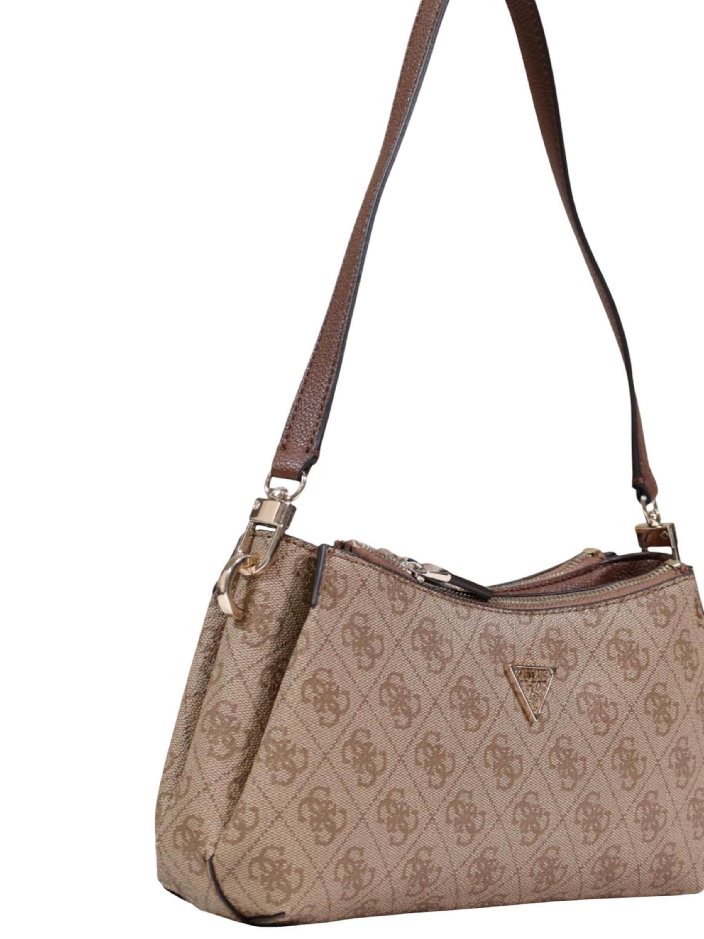 GUESS Skuldertaske 'NOELLE II 3 HWBG96 72730' i beige