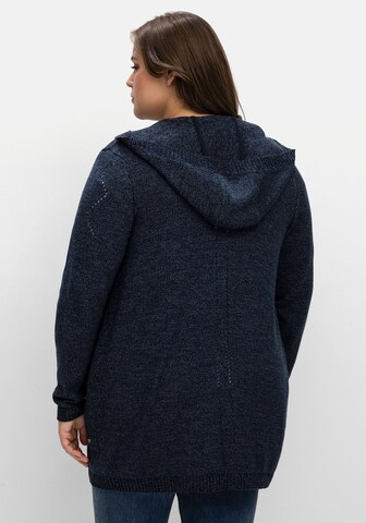 SHEEGO Knit Cardigan in Blue